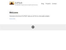 Tablet Screenshot of djpsoft.com